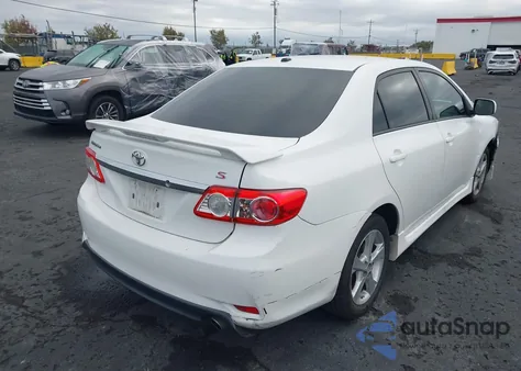 2011 Toyota Corolla S from USA, damaged, VIN 2T1BU4EE9BC671345